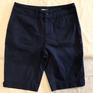 St John’s Bay stretch Bermuda shorts in navy